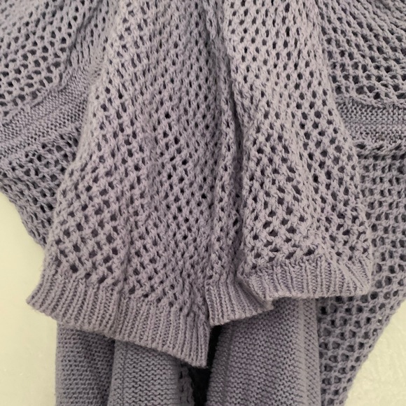Urban Outfitters ~ silence + noise Crochet Sweater (L) light purple - Picture 4 of 4